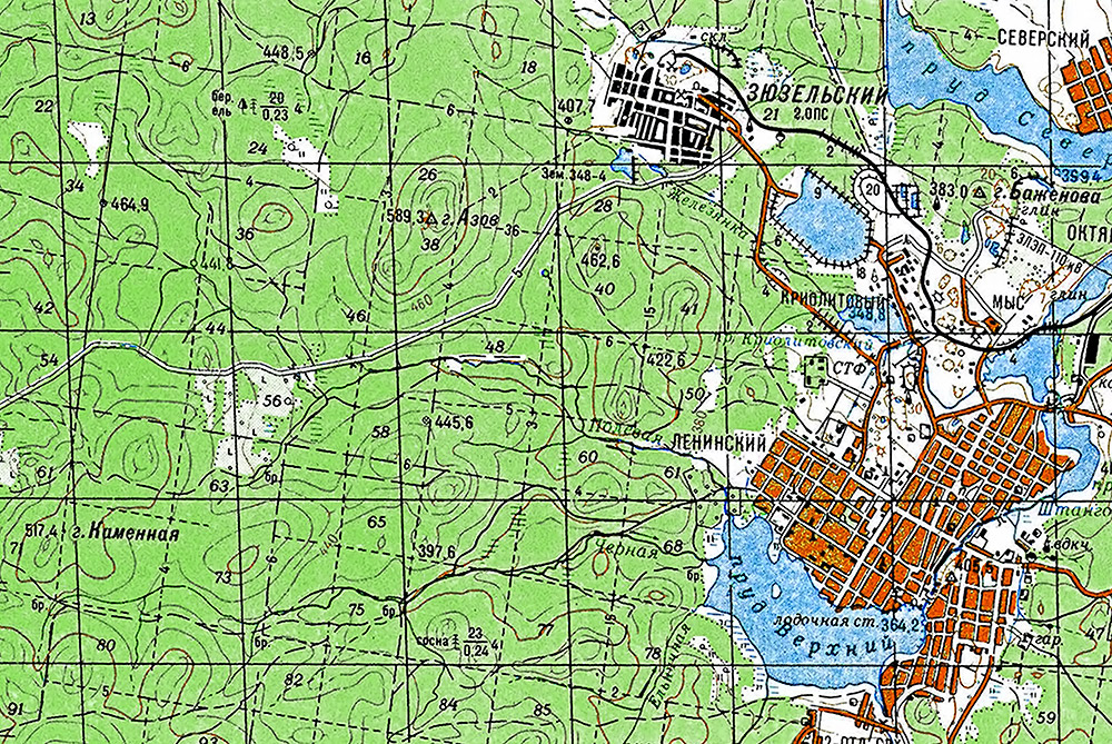 Карта нашего велопутешествия от Полевского до Ревды через Лавровку